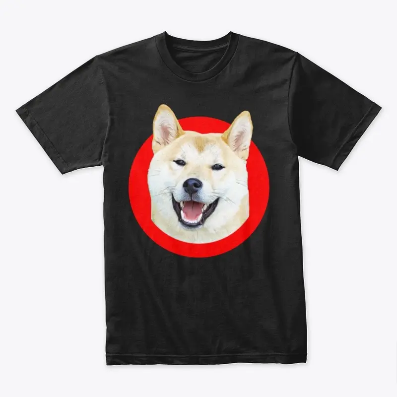 Happy Shiba Inu Stylized T-shirt